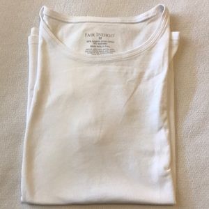 Fair Indigo white tee
